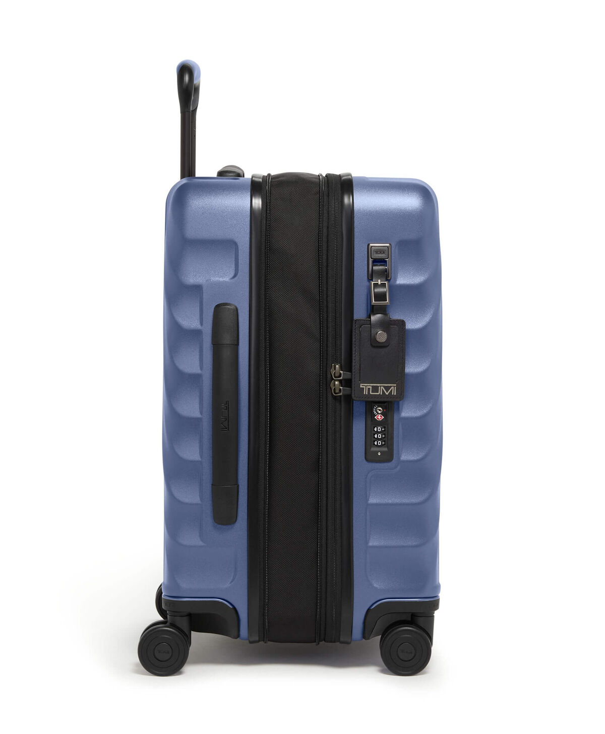 Tumi 19 Degree International Expandable 4 Wheeled Carry-On Slate Blue Texture