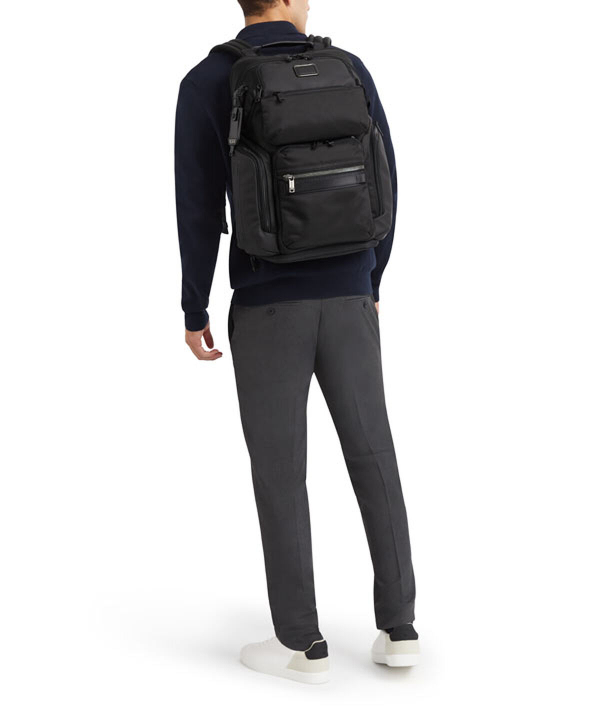 TUMI ALPHA BRAVO Nomadic Backpack Chalk