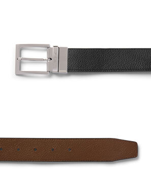 Belts Rectangle Reversible Saffiano Leather Belt, 35mm