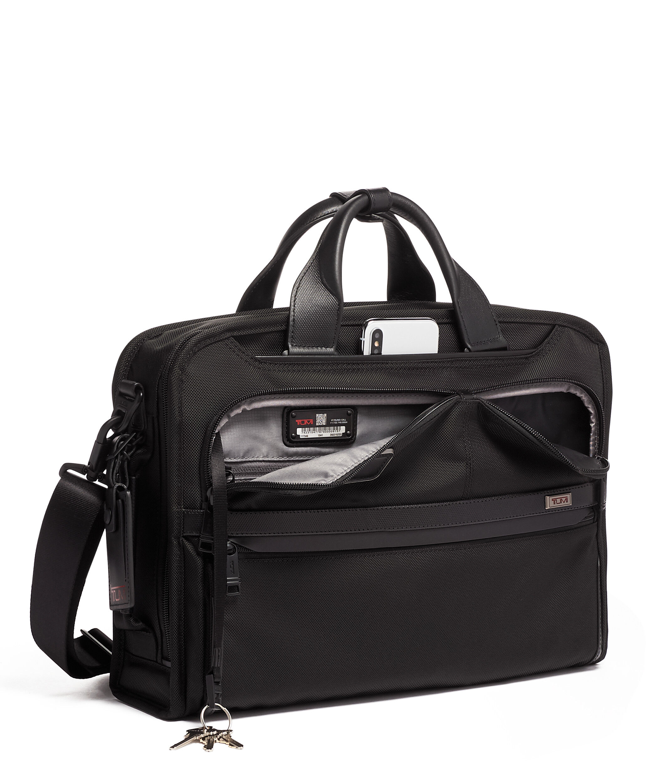 Alpha 3 Slim Three Way Briefcase Black | TUMI Germany