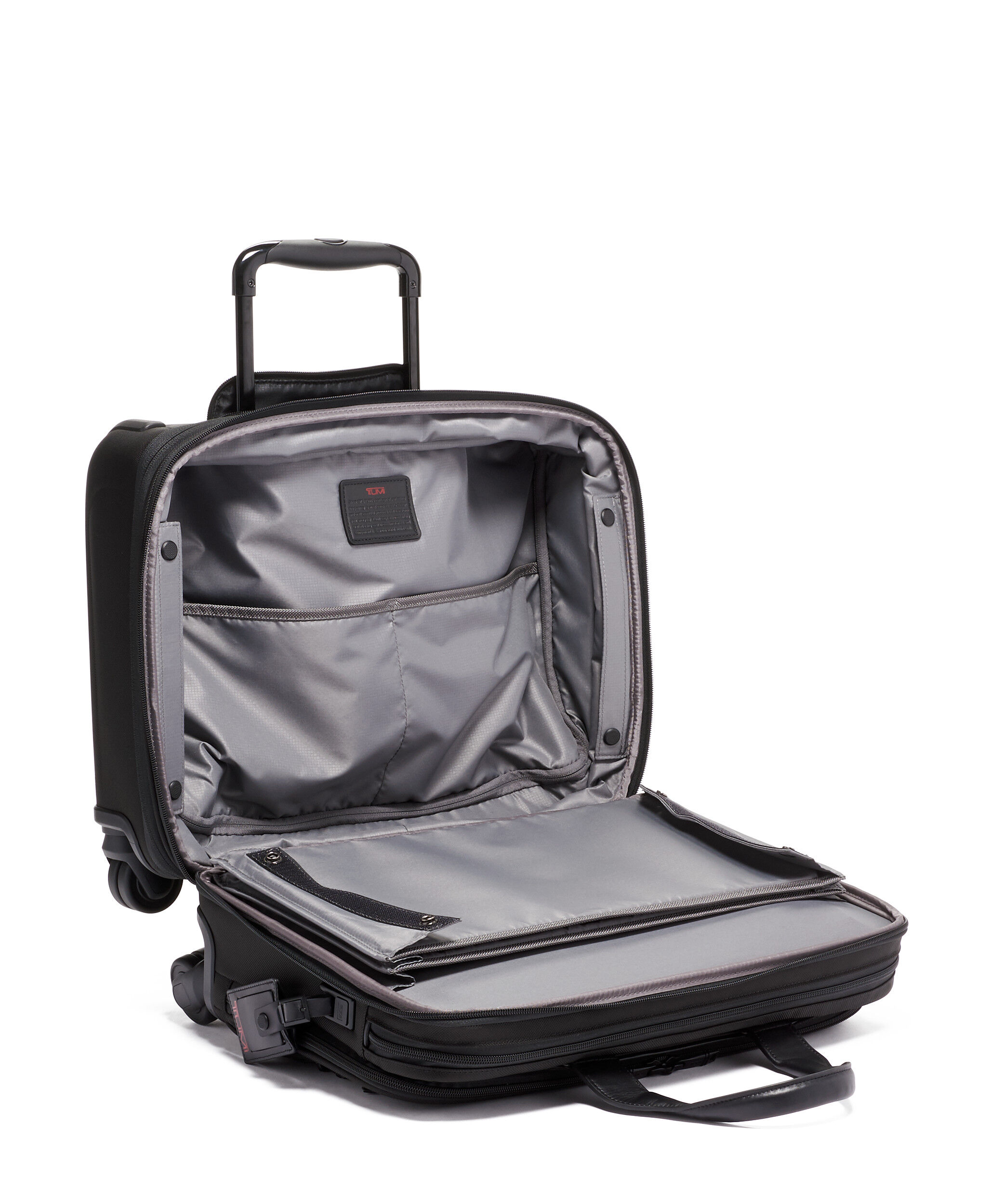 Alpha 3 Deluxe Compact Wheeled Brief 39,5 cm Black | TUMI Germany