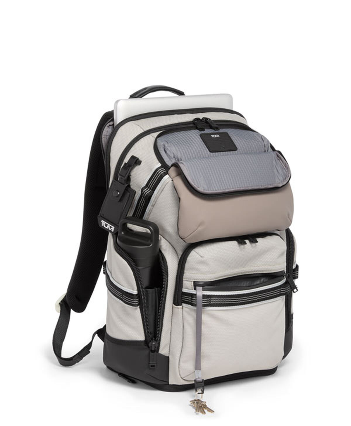 TUMI ALPHA BRAVO Nomadic Backpack Chalk