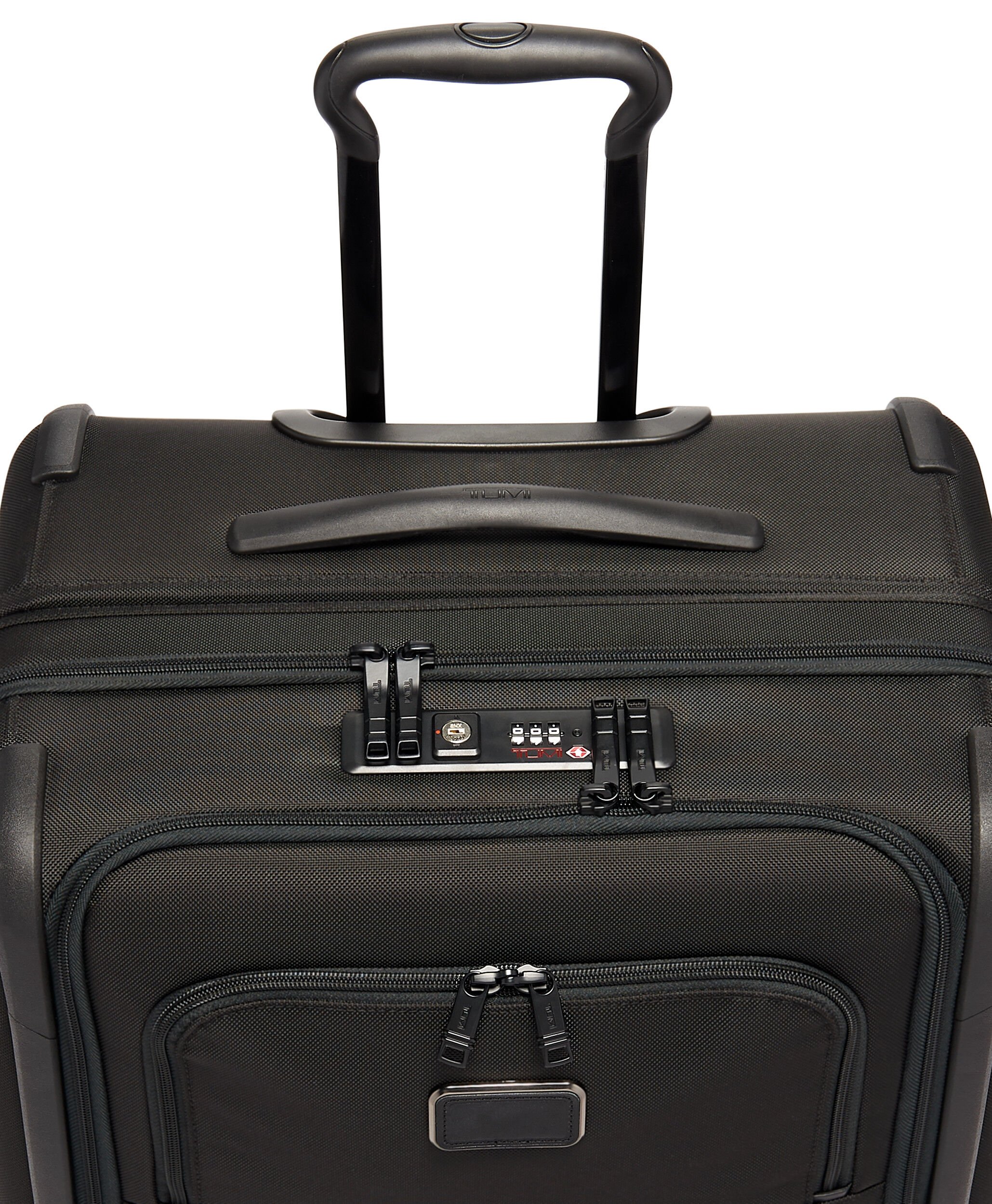 Alpha 3 Short Trip Expandable Checked Luggage 66 cm Black