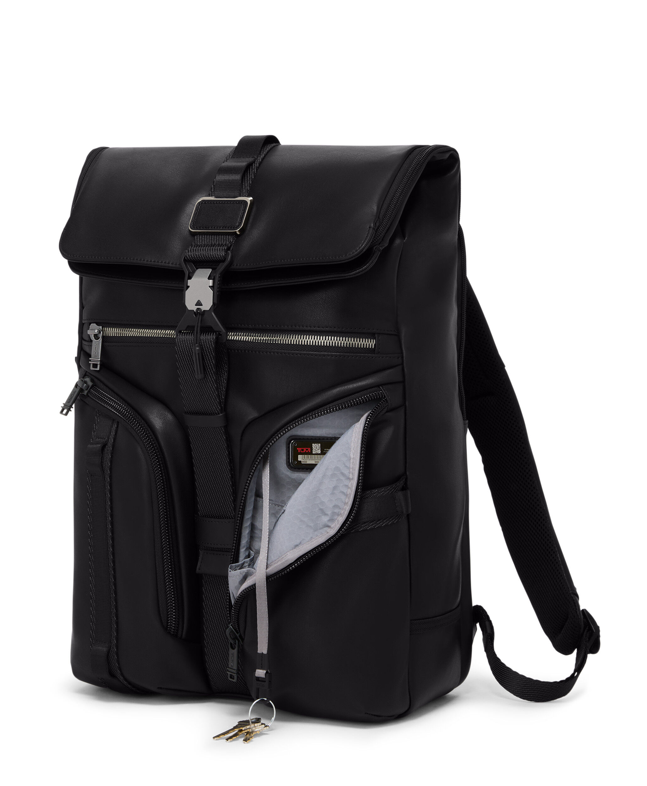 Alpha Bravo Surveillance Flap Backpack Black | TUMI Germany