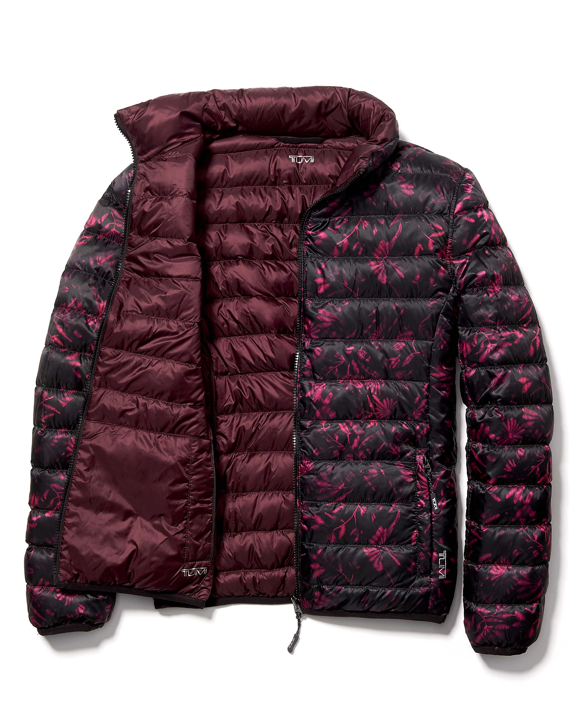 reversible packable puffer jacket