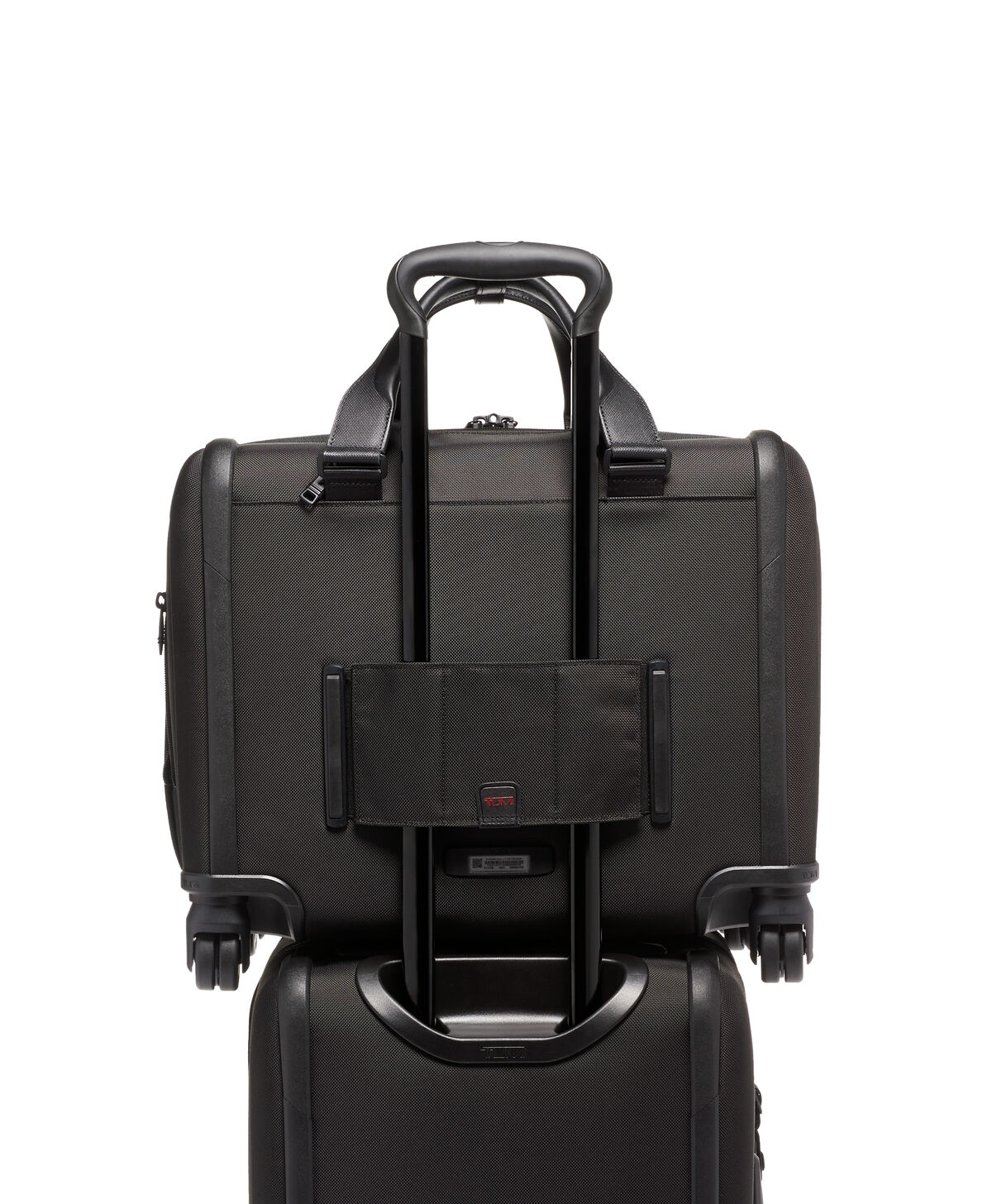 TUMI Alpha 3 DLX 4 WHL LPTP CASE BRIEF Black