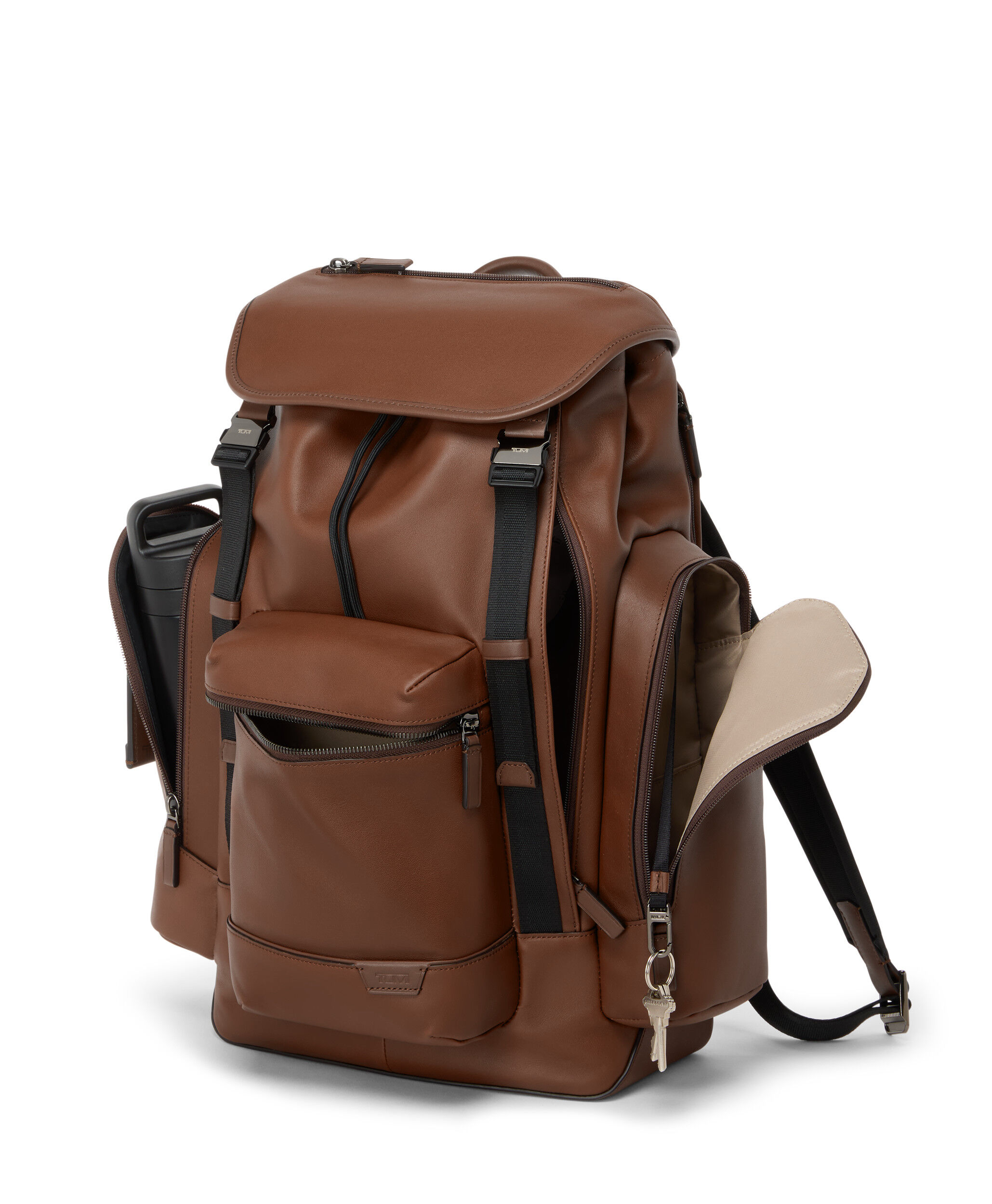 Harrison Griffen Flap Backpack Brown | TUMI Germany