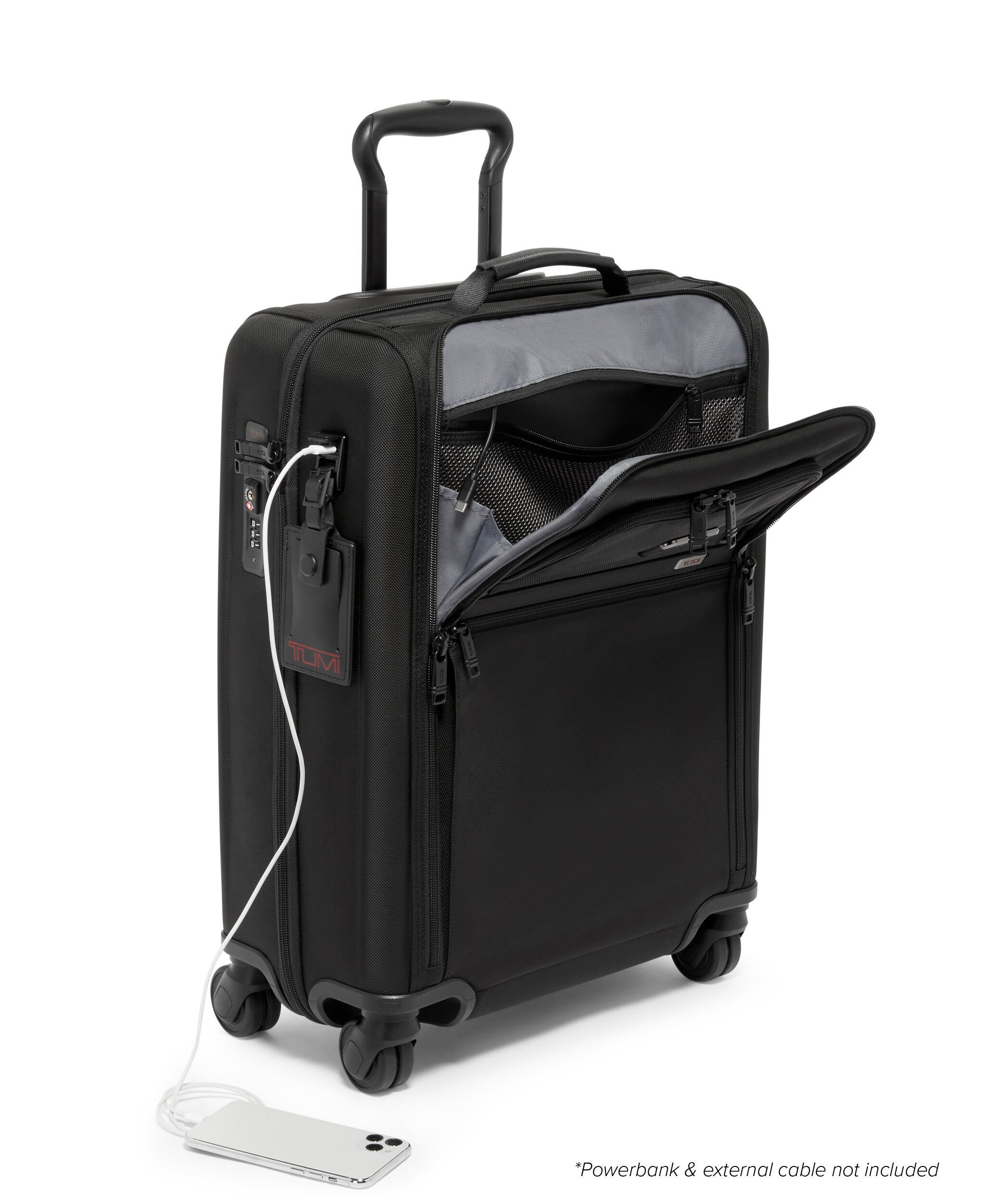 Alpha 3 International Slim Super Leger Carry-On 55 cm Black
