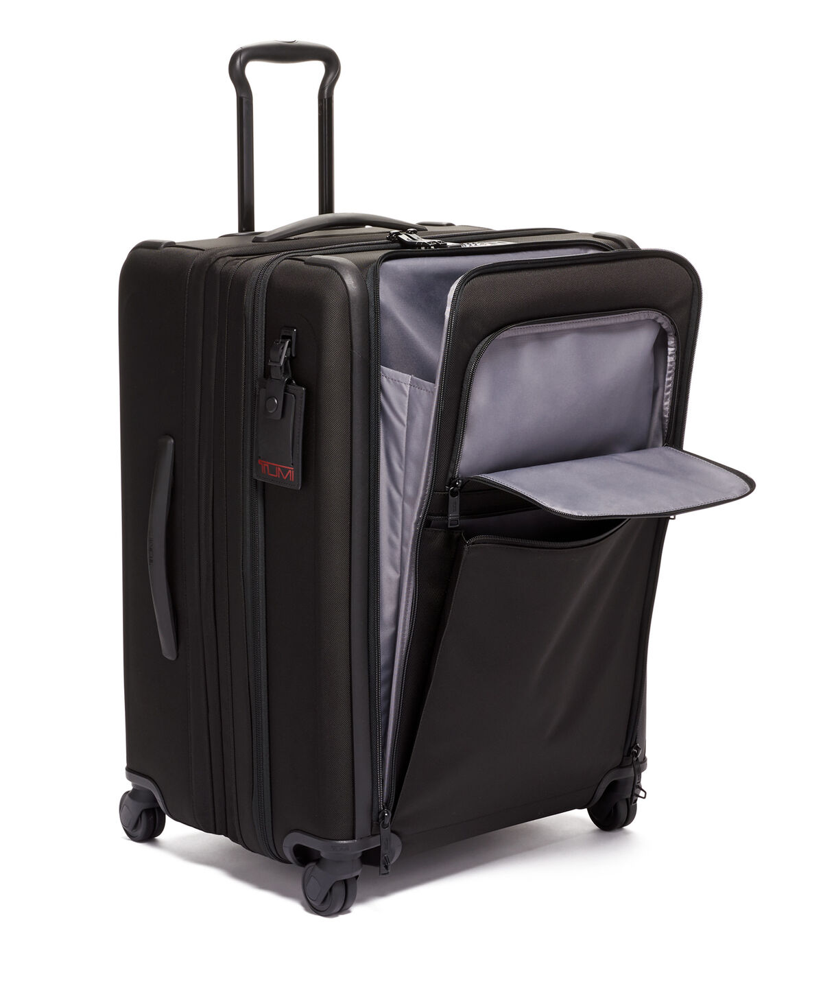 TUMI Alpha 3 ST EXP 4 WHL P/C Black
