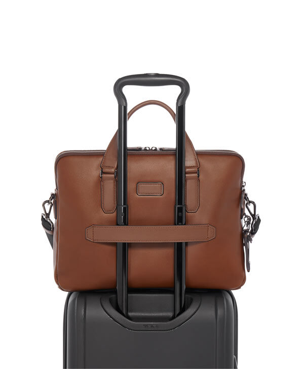 Harrison Sycamore Slim Brief Brown | TUMI Germany