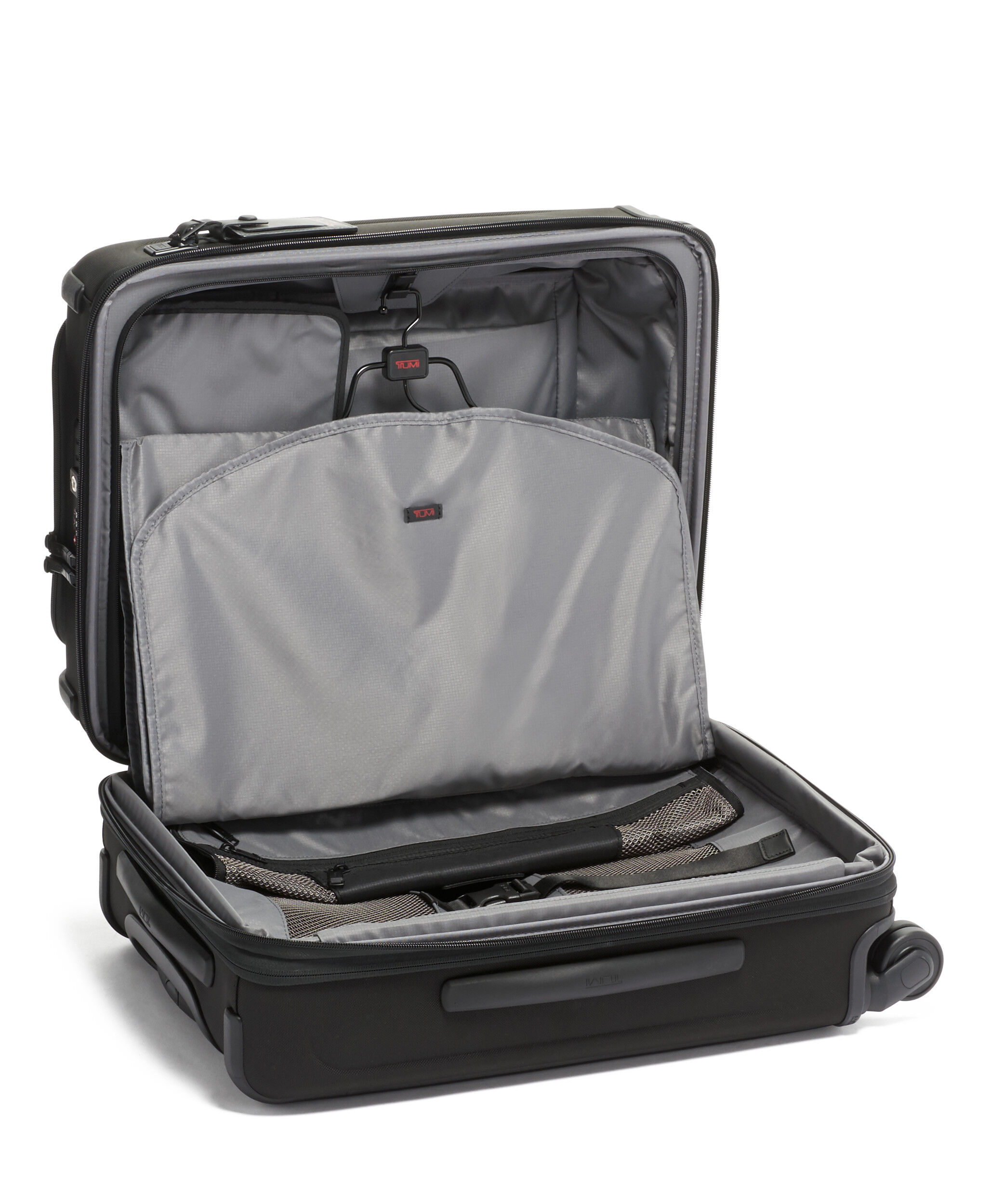 Alpha 3 Continental Dual Access Expandable Carry-On 56 cm Black