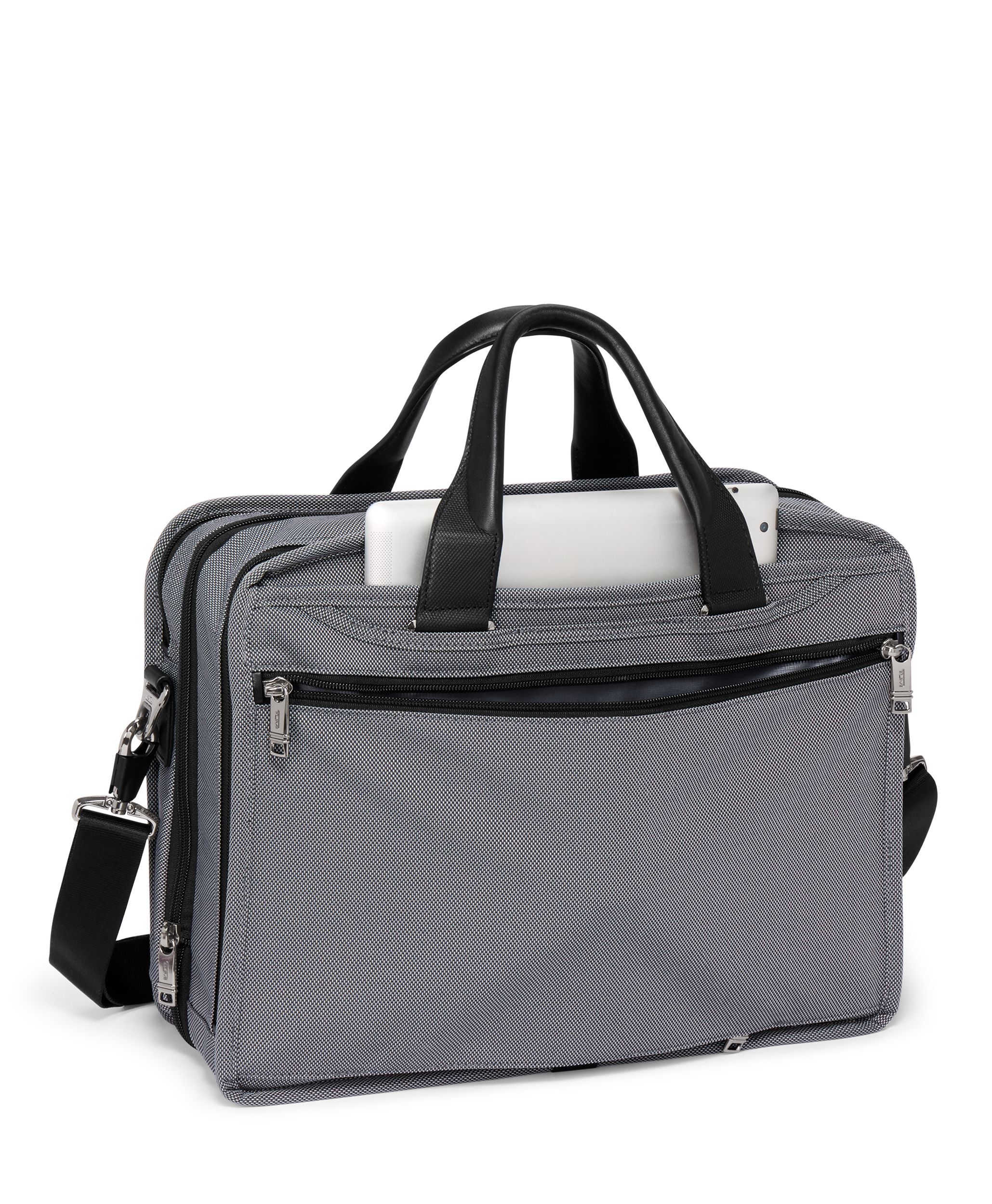 良品　TUMI グレー ビジネスバッグ トート【20262af】 TUMI