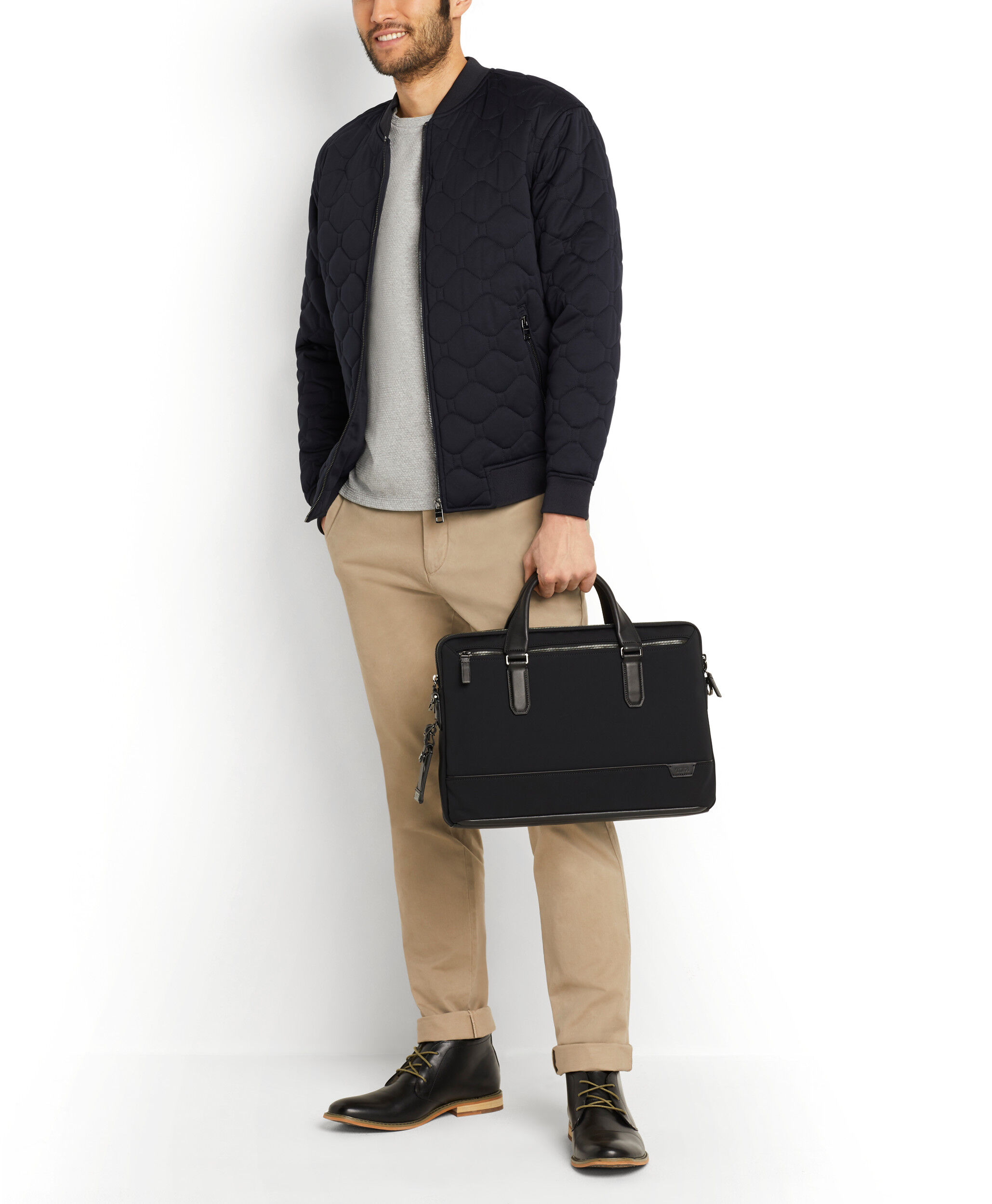 Harrison Sycamore Briefcase Black | TUMI Germany