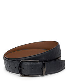 Belts Wendbarer Lederg&uuml;rtel mit T-Pr&auml;gung, 35 mm